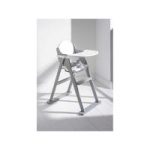 East Cost Folding Highchair-White/Grey