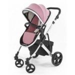 Tutti Bambini Riviera Plus Silver Pushchair-Dusty Pink/Cool Grey