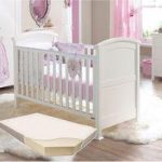 Izziwotnot Tranquility Cot Bed-White + Including 3″ Foam Mattress!