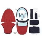 Tutti Bambini Riviera Pushchair Accessory Pack-Coral Red/Aqua