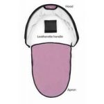 Tutti Bambini Riviera Carrycot Accessory Pack-Dusty Pink/Cool Grey
