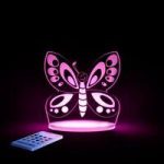 Aloka Multi Coloured Children’s Night Light-Butterfly