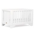 Boori Eton Expandable Cot Bed With Out Conversion Kit-White + Free Cot bed Foam Mattress Worth 60!