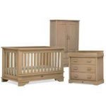Boori Eton Convertible Plus 3 Piece Room Set With Out Conversion Kit-Natural + Free Cotbed Spring Mattress Worth 80!