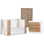 Boori Dawn Expandable 3 Piece Room Set With Out Conversion Kit-Beech/White + Free Cotbed Spring Mattress Worth 80!