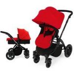 Ickle Bubba Stomp V2 Black Frame 2in1 Pushchair-Red