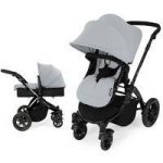 Ickle Bubba Stomp V2 Black Frame 2in1 Pushchair-Silver