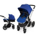 Ickle Bubba Stomp V2 Silver Frame 2in1 Pushchair-Blue
