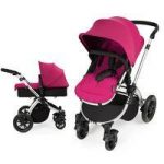 Ickle Bubba Stomp V2 Silver Frame 2in1 Pushchair-Pink