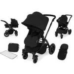 Ickle Bubba Stomp V2 Black Frame All-in-one Travel System-Black