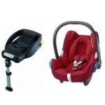 Maxi Cosi Cabriofix Group 0+ Car Seat Bundle With Easyfix Base-Robin Red (NEW)