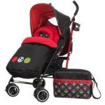 Obaby Disney Stroller Bundle With Footmuff & Changing Bag-Mickey Circles (New)
