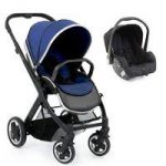 BabyStyle Oyster 2 Black Finish 2in1 Travel System-Navy