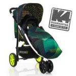 Koochi Pushmatic Stroller-Green Hyperwave (New)