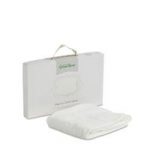 The Little Green Sheep Organic Cot 60×120 Jersey Fitted Sheet-White