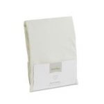 The Little Green Sheep Organic Single Bed 90×190 Jersey Fitted Sheet-White