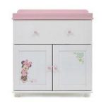 Obaby Minnie Mouse Closed Changing Unit-White with Pink Trim (New)