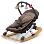Concord Rio Baby Rocker With Toy Bar-Chocolate Brown