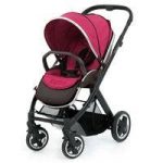 BabyStyle Oyster 2 Black Finish Stroller-Hot Pink
