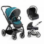 BabyStyle Vogue Oyster 2 Black Finish 3in1 Travel System-Teal