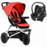 Mountain Buggy Swift 2in1 Travel System-Coral
