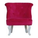 Kidsaw Mini Chair Cabrio-Pink Velvet