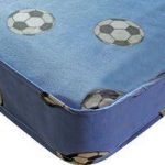 Kidsaw Single Sprung Football Mattress-Blue