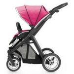 BabyStyle Oyster Max 2 Black Finish Stroller-Pink