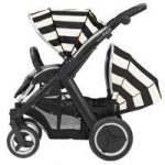 BabyStyle Oyster Max 2 Vogue Black Finish Tandem Stroller-Humbug