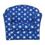 Kidsaw Mini Armchair-Blue White Stars