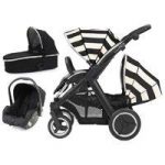 BabyStyle Oyster Max 2 Vogue Black Finish Tandem 3in1 Travel System-Humbug