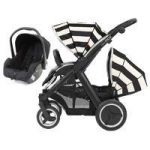 BabyStyle Oyster Max 2 Vogue Black Finish Tandem 2in1 Travel System-Humbug