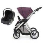 BabyStyle Oyster Max 2 Vogue Mirror Finish 2in1 Travel System-Damson
