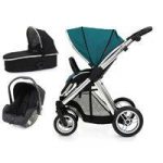 BabyStyle Oyster Max 2 Vogue Mirror Finish 3in1 Travel System-Teal