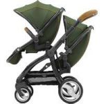 egg® Gun Metal Frame Tandem Stroller-Forest Green + Free Seat Liner of Your Choice worth 30!