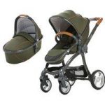 egg® Gun Metal Frame 2in1 Pram System-Forest Green + Free Seat Liner of Your Choice worth 30!