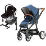 egg® Gun Metal Frame 2in1 Travel System-Petrol Blue + Free Seat Liner of Your Choice worth 30!