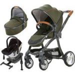 egg® Gun Metal Frame 3in1 Travel System-Forest Green + Free Seat Liner of Your Choice worth 30!