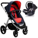Mountain Buggy Cosmopolitan Protect 2in1 Travel System-Chilli