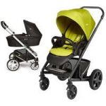 Joie Chrome Plus 2in1 Black Frame Pram System-Green !Free Carrycot Worth 100!