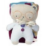 Bizzi Growin Hopscotch Knitted Toy and Blanket-Boys