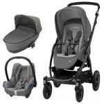 Maxi Cosi Stella 3in1 Cabriofix Travel System With Matching Carseat & Carrycot-Concrete Grey (NEW)