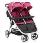 BabyStyle Oyster Twin Lite Stroller-Hot Pink