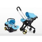 Doona Infant Car Seat Stroller-Sky With FREE RAINCOVER