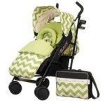 OBaby Zeal Stroller-Zigzag Lime (New)