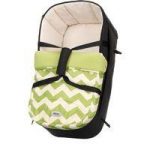 Obaby Zeal Carrycot-Zigzag Lime (New)
