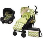 Obaby Zeal 2in1 Travel System-Zigzag Lime (NEW)