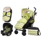 Obaby Zeal 3in1 Travel System-Zigzag Lime (NEW)