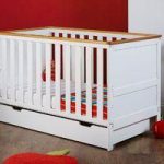 Obaby Newark Cot Bed With Underbed Drawer-White (New)