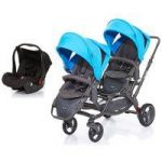 ABC-Design Zoom Tandem Travel System With 1 Risus Car Seat-Water